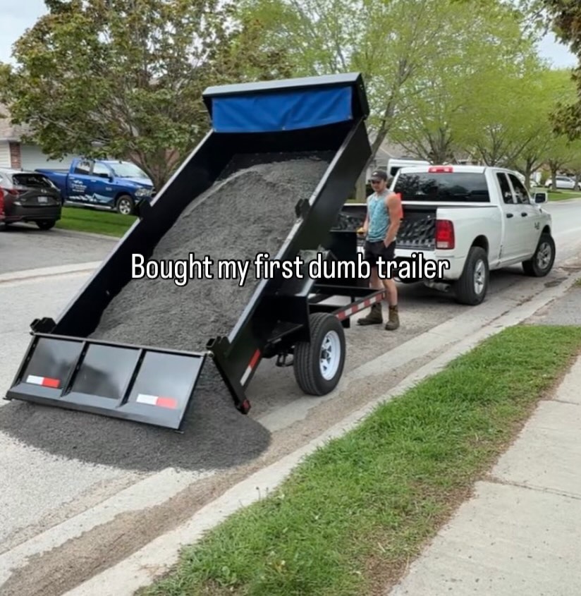 First dump trailer